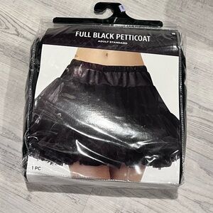 Full Black Petticoat